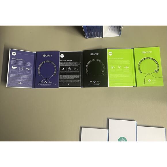 4 Ocean Bracelet Set “The Clean Ocean Collection Vol 1” 12 Bracelets 2017 - Picture 7 of 10